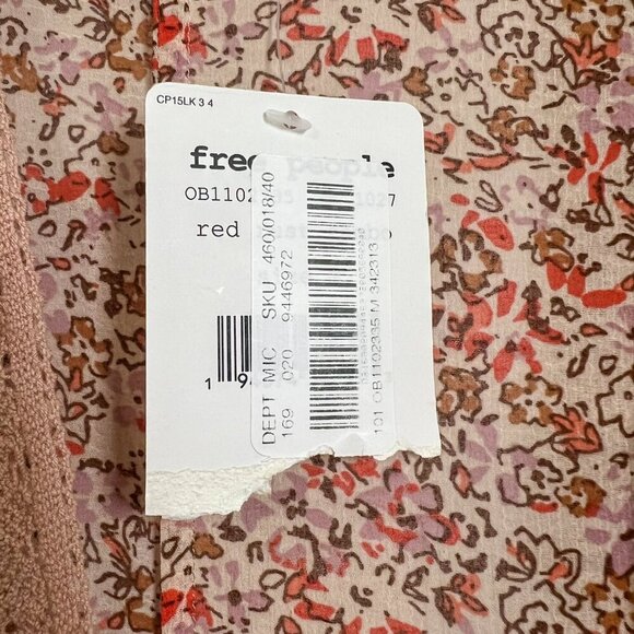 NWT Free People Lola Printed Kimono Size M - Picture 9 of 10